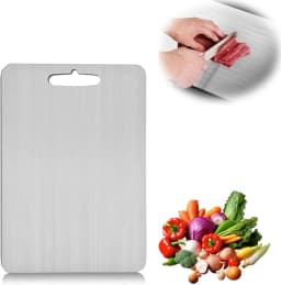 Mr.Chef Stainless Steel Cutting Boards Size 46cm x 30cm x1.5mm  image 0