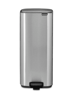 Brabantia Bo Pedal Bin 30L - Matt Steel Fingerprint Proof image 0