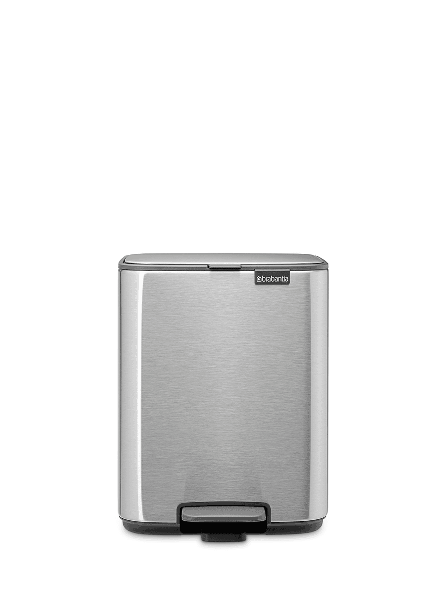 Brabantia Bo Pedal Bin 7L - Matt Steel Fingerprint Proof 
