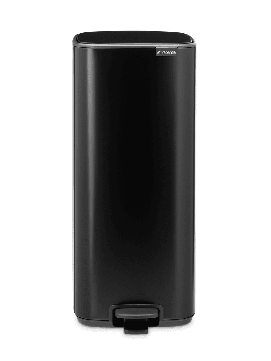 Brabantia Bo Pedal Bin 30L - Matt Black 