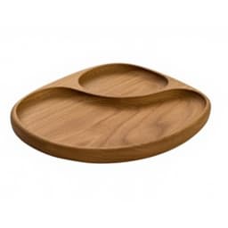 " TSW Acacia Wooden Bowl Chip &Dip Size  30x25x2.5cm  image 0