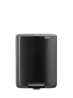 Brabantia Bo Pedal Bin 12L - Matt Black  image 0