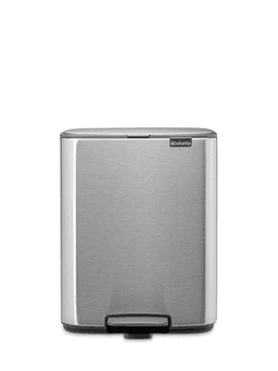 Brabantia Bo Pedal Bin 12L - Matt Steel Fingerprint Proof  image 0