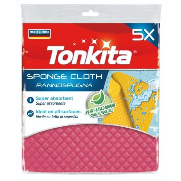 Tonkita Sponge Cloth Size 18x19.5 cm  High Thickens 5 PCS 