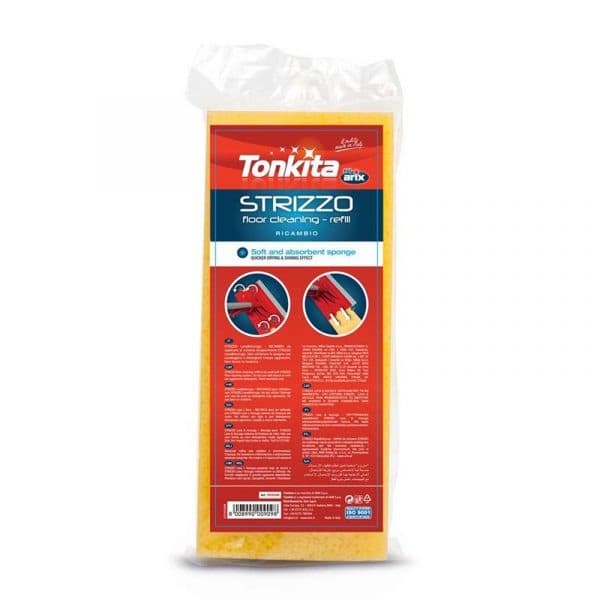 Tonkita Sponge Mop Refill With 4 Pawls 