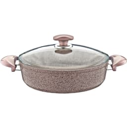 OMS Granite Low Casserole 35x9.5cm Brown image 0
