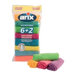 ARIX Multi-Use Utility Microfiber Cloth 8 Pcs Pack 30x30cm image 0