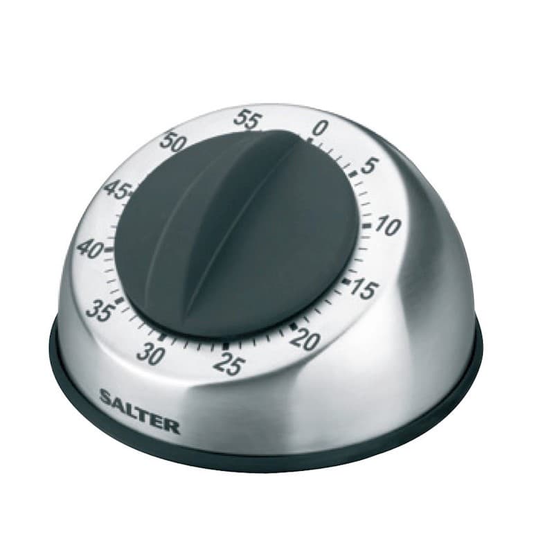 Salter Mechanical Stainless Steel Timer