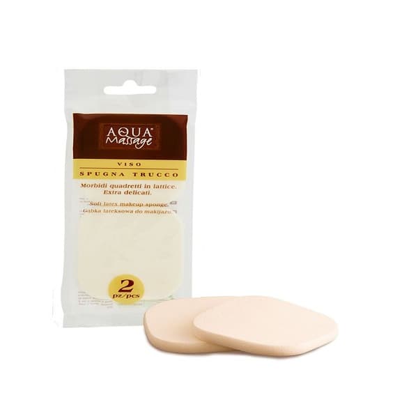 Arix Aqua Massage Synthetic Lates Makeup Square Sponge 2 pcs Size 6x6x0,7cm
