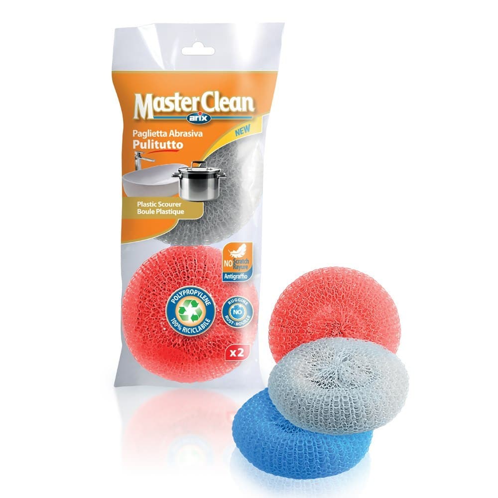 ARIX SPLENDELLI Pulitutto non-scratch plastic knitted scourer
