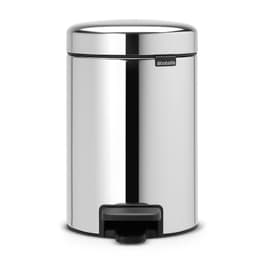 Brabantia Pedal Bin 3Lt - NewIcon - Brilliant Steel image 0