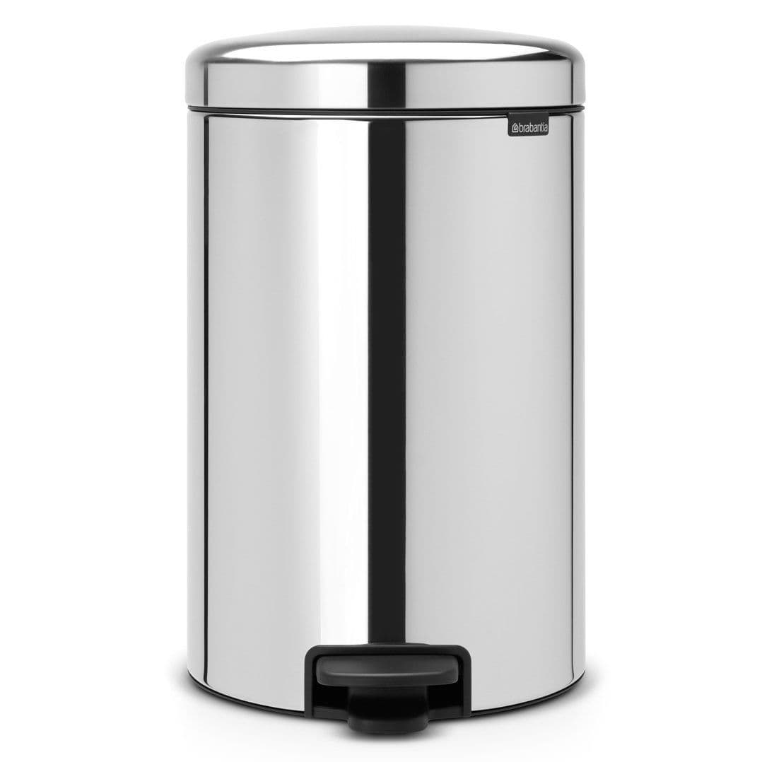 Brabantia Pedal Bin 20Lt - NewIcon - Brilliant Steel