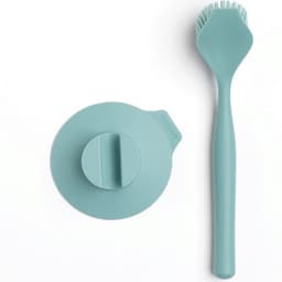 Brabantia Dish Brush w' Suction Cup Holder Mint image 0