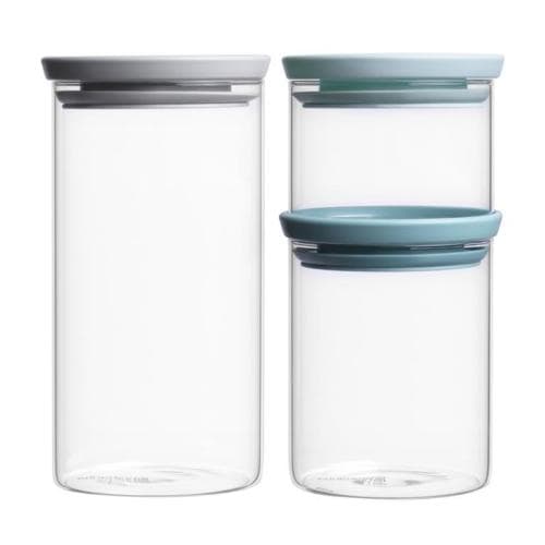 Brabantia Glass Jar Set of 3