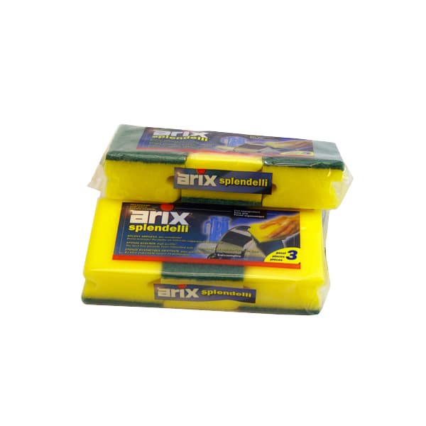 ARIX SPLENDELLI Synthetic Sponge Scourer with Grip
