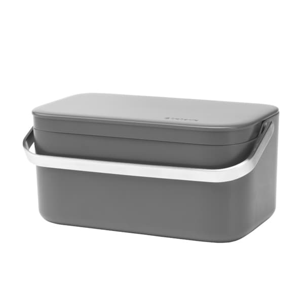 Brabantia Food Waste Caddy - Dark Grey