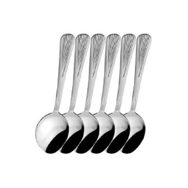OMS Rosa 6 Tea Spoons in Sleeve