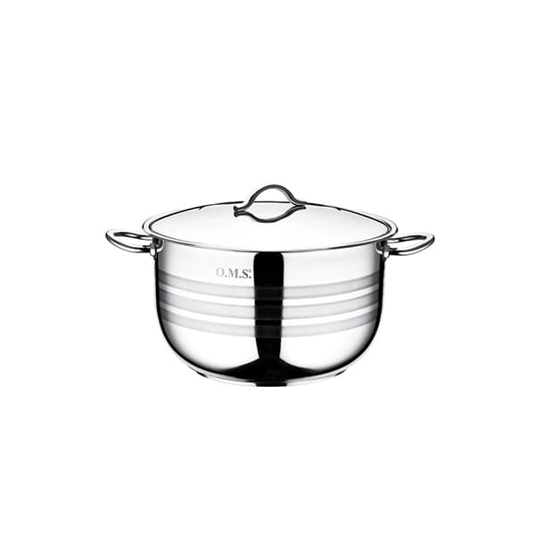 OMS Stainless Steel Casserole with Lid 16cm