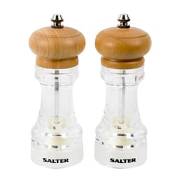 Salter Beach Wood Salt & Pepper Mills Set image 0