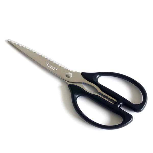 Suncraft Kitchen Scissors Long Blade Black