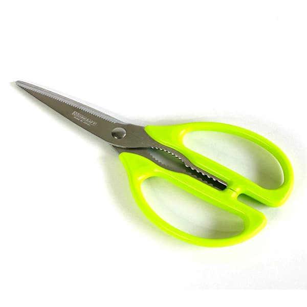 Suncraft Kitchen Scissors Short Blade Green