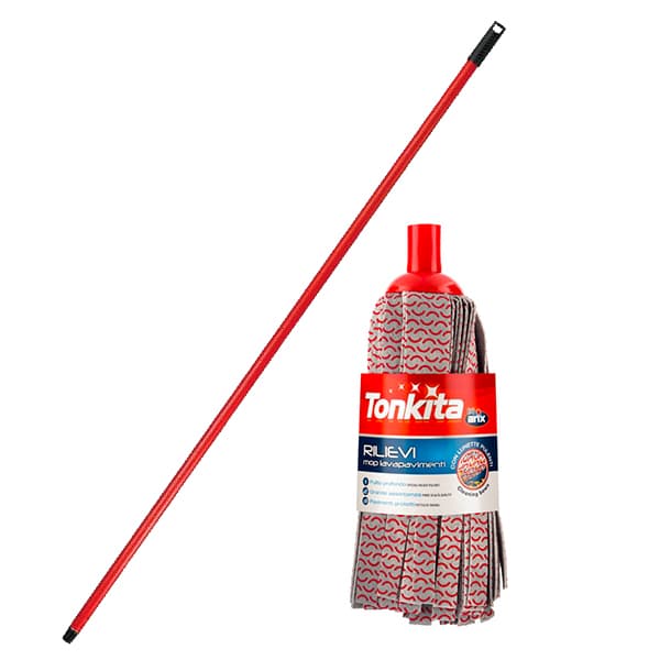 Tonkita Riflievi Non-woven Mop with Handle