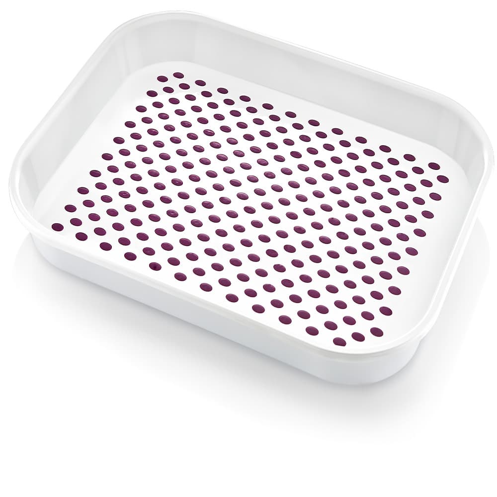 Plast Art Plastic Tray Non-slip (Assorted Colors)