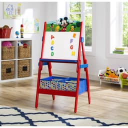 Disney Delta Children Cars Wooden Easel with Storage image 3
