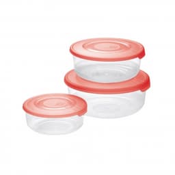 Tontarelli Family Food Round Set 3 pcs 0.5 Ltr (Assorted Colors) image 0