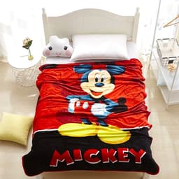 Disney Mickey Flannel Blanket - 1 Kg image 0