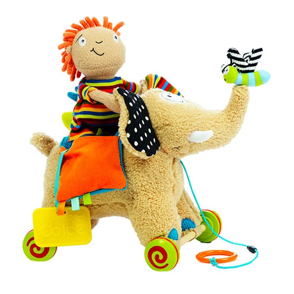 Dolce Pull Along Elephant