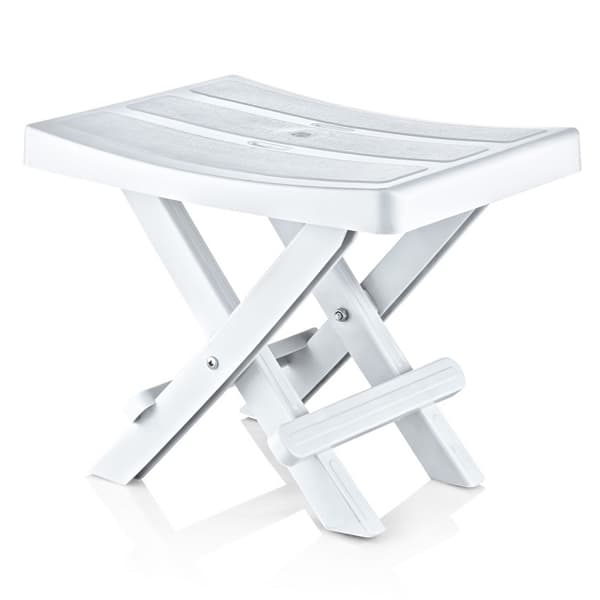 Plast Art Folding Stool Chair 32x34x29 White