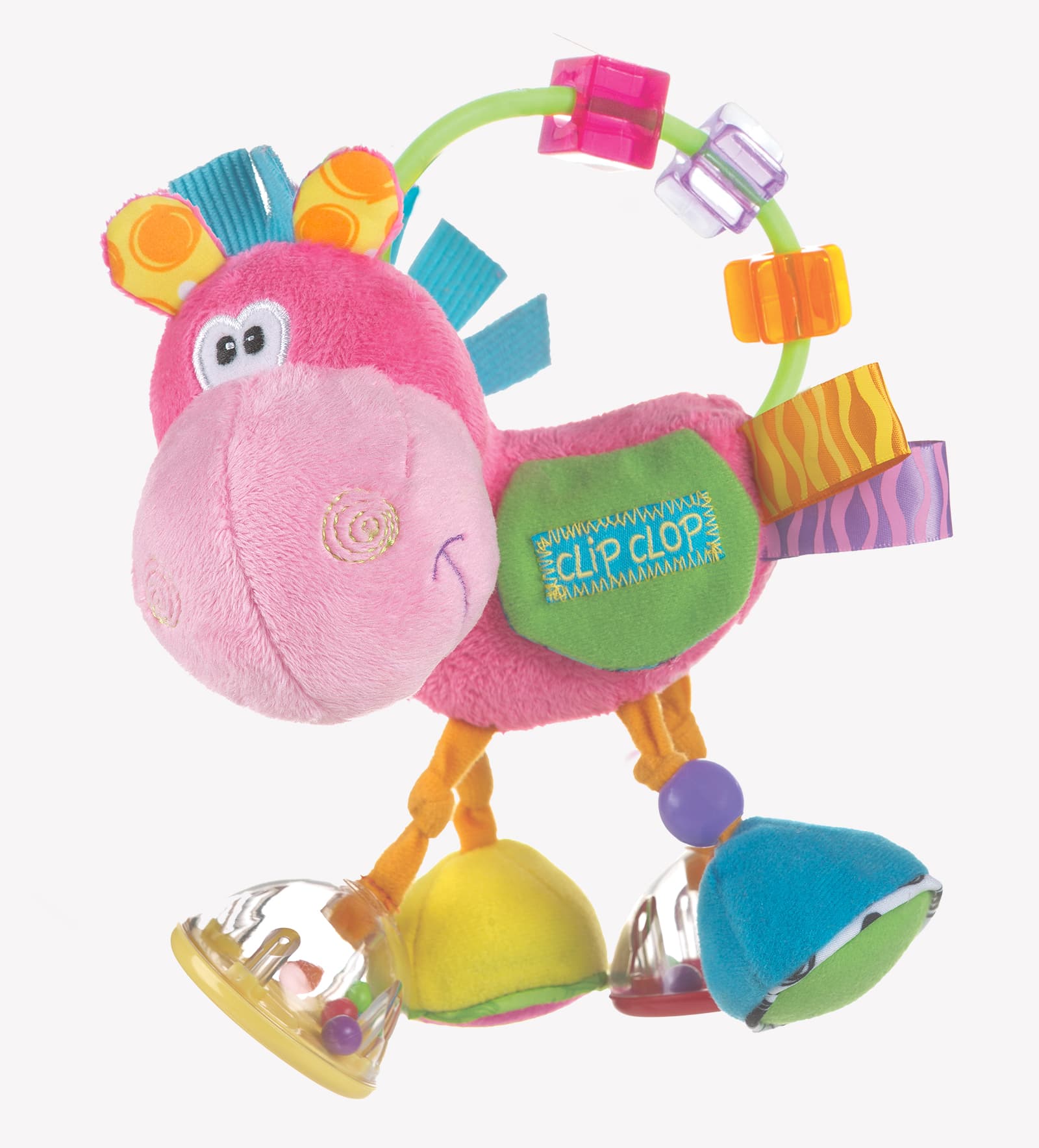 Playgro Clopette Activity Rattle Pink