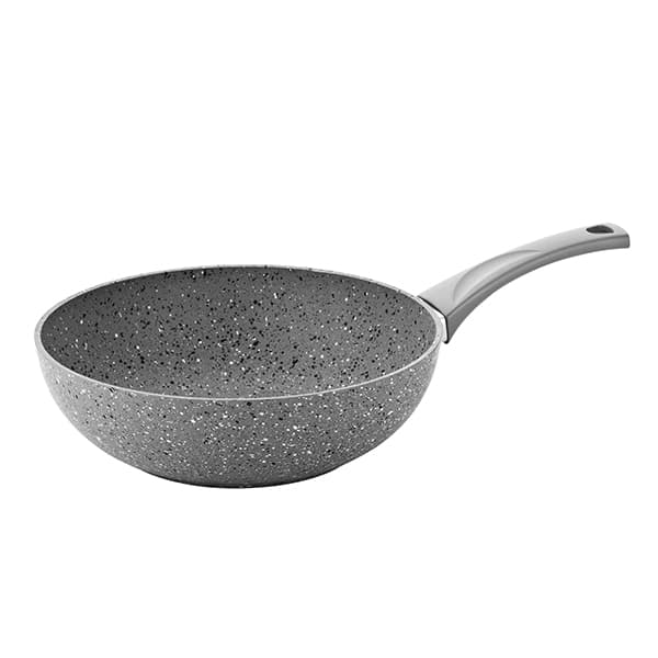 OMS Granite Wok 28x9 cm Grey