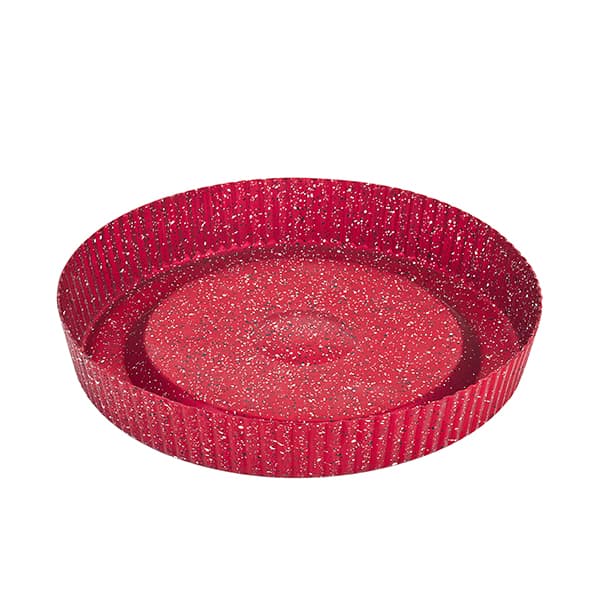 OMS Granite Tart Cake Mold 26cm Red