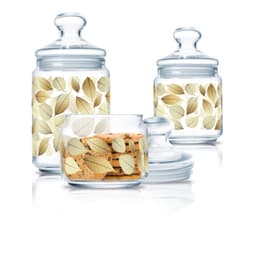 Luminarc Bulk Zayra Jars Set of 3 (1L-.75L-.5L) image 0