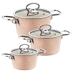 Ramadan Box - OMS Brown Mini Granite Casseroles Set of 3 - RB22 image 0