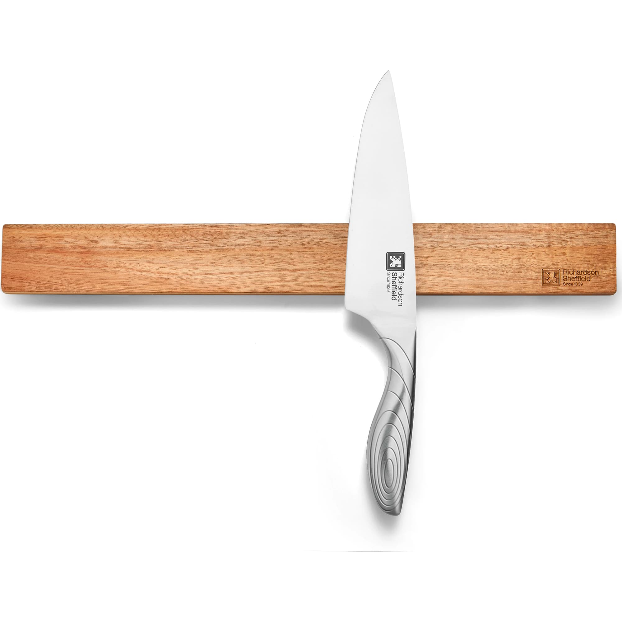 Amefa Acacia Magnetic Wood Finish Knife Rack