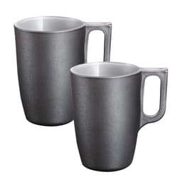 Bundle of 2 Luminarc Black Mug Stony 320ml image 1