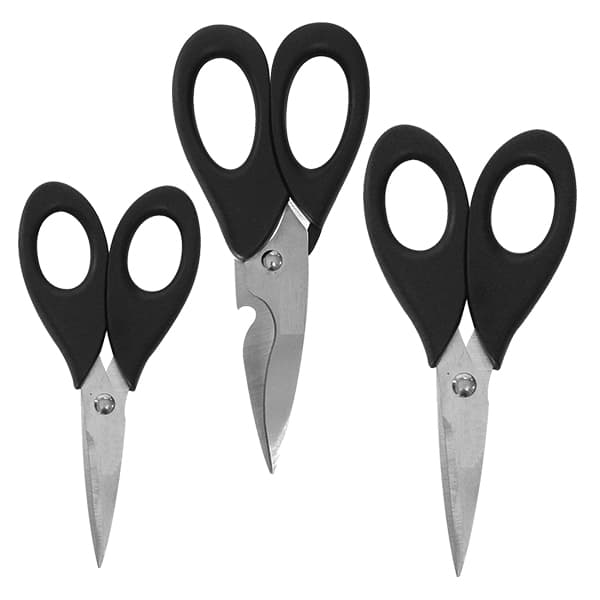 Bundle of 3 Amefa Laser Scissors
