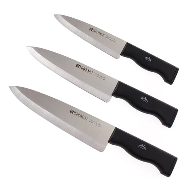 Bundle of 3 Suncraft Cooking Knives