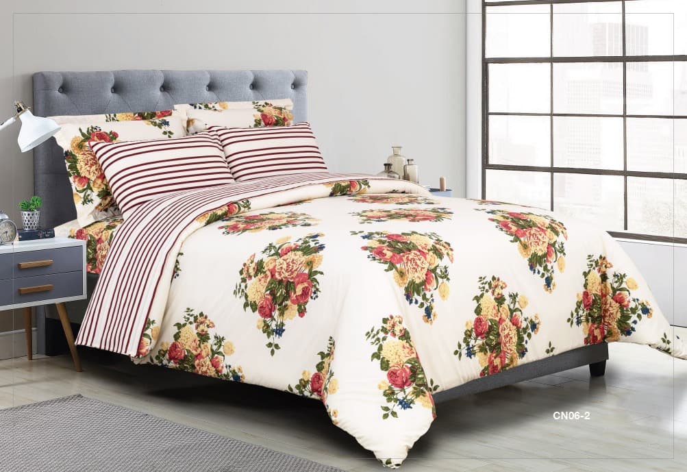 Cannon King Printed Comforter 4 pcs ( CN06-2)