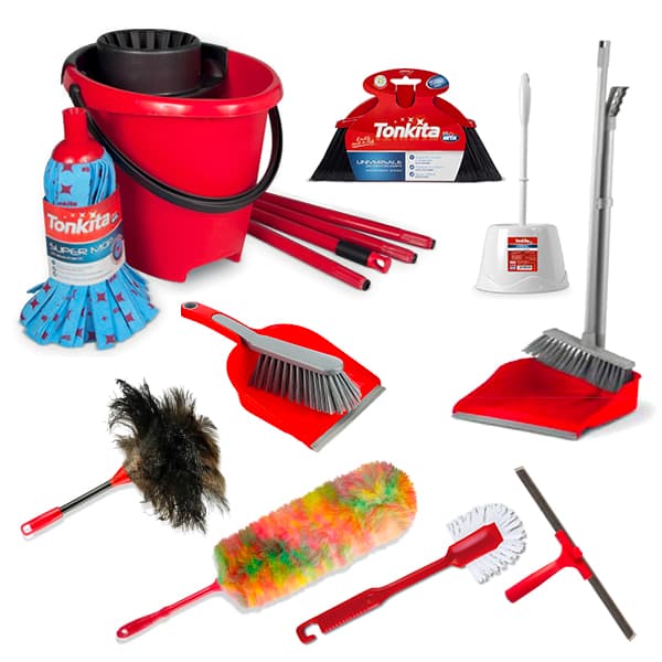 Bundle of 9 Tonkita Cleaning Set
