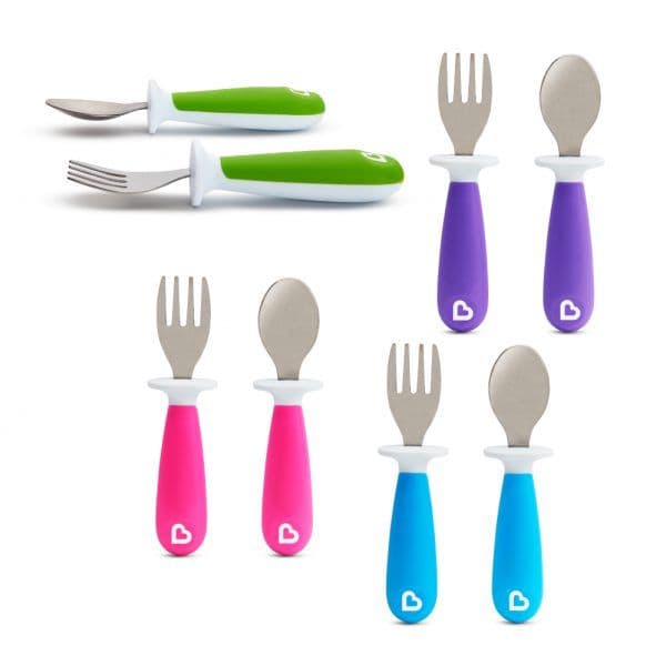 Munchkin Raise Toddler Fork & Spoon Set