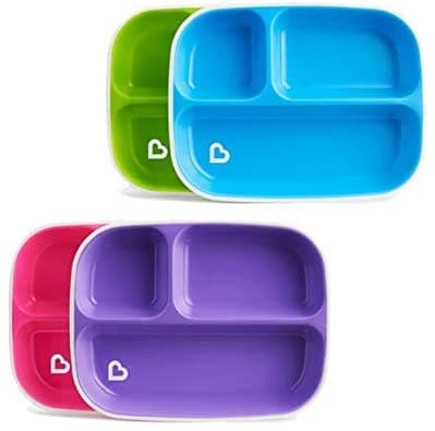 Munchkin Splash Divided Plates 2 Pcs