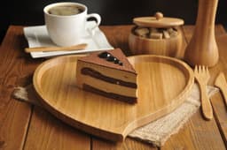 OMS Corazon Heart Shaped Wooden Tray image 0
