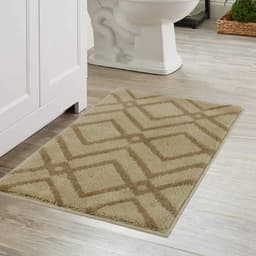 Cannon Zigzag Bathmat 50×80 Beige image 0