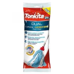 Tonkita Dual Mop Cotton and Microfiber with Metal Handle image 0