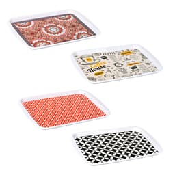 Plast Art Orkide Tray with Design Small image 0