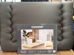 Cannon Cotton Japanese Futon Mattress 90×190 Grey image 0